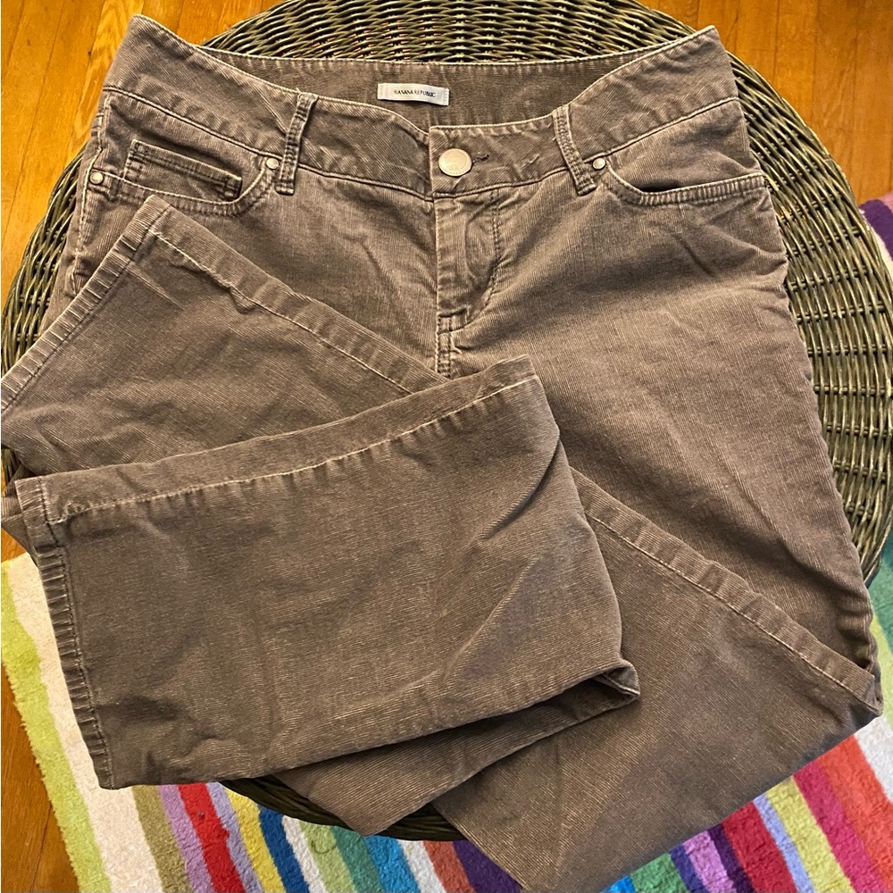 4P Banana Republic grey cords